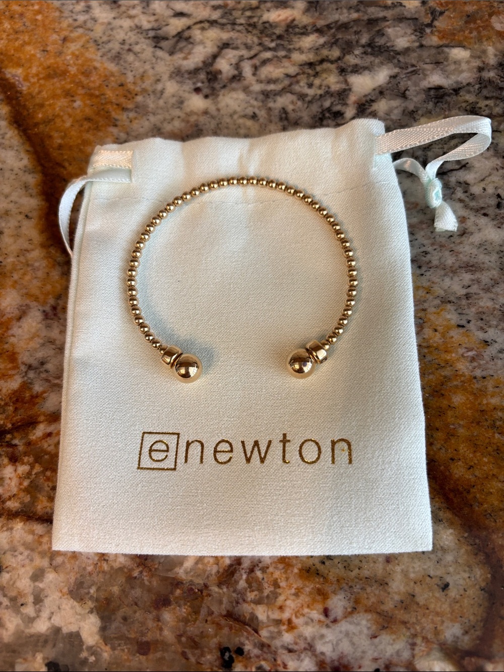 Enewton Classic Gold 3mm Bead Cuff